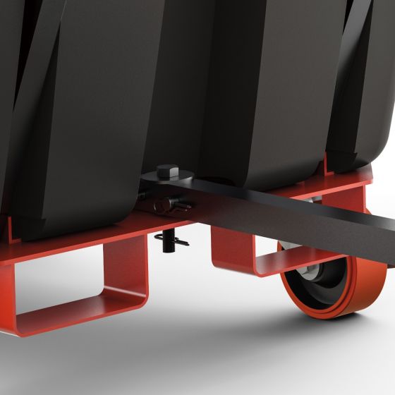 1-1/2 CUBIC YARD, HEAVY DUTY SUNCAST TILT TRUCK, BLACK