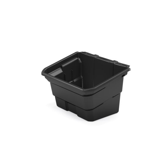 4 GALLON SUNCAST UTILITY BIN, 2 PACK, BLACK