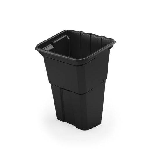 8 GALLON SUNCAST WASTE BIN, 2 PACK, BLACK