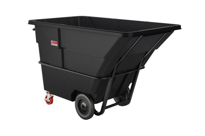 1 CUBIC YARD, HEAVY DUTY SUNCAST TILT TRUCK, BLACK