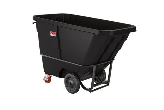 1 CUBIC YARD, STANDARD DUTY SUNCAST TILT TRUCK, BLACK