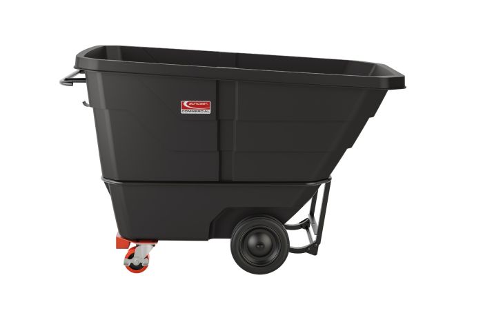 1 CUBIC YARD, STANDARD DUTY SUNCAST TILT TRUCK, BLACK