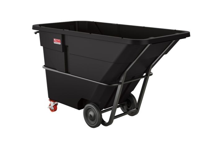 1-1/2 CUBIC YARD, STANDARD DUTY SUNCAST TILT TRUCK, BLACK