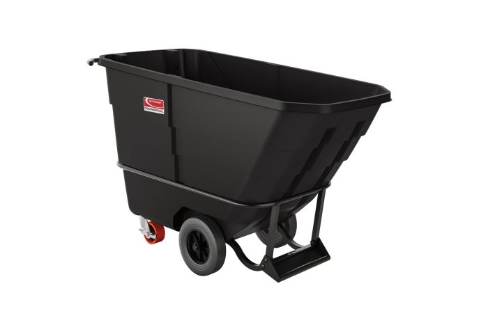 1/2 CUBIC YARD, STANDARD DUTY SUNCAST TILT TRUCK, BLACK