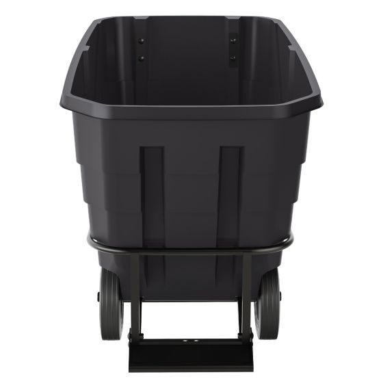 1/2 CUBIC YARD, STANDARD DUTY SUNCAST TILT TRUCK, BLACK