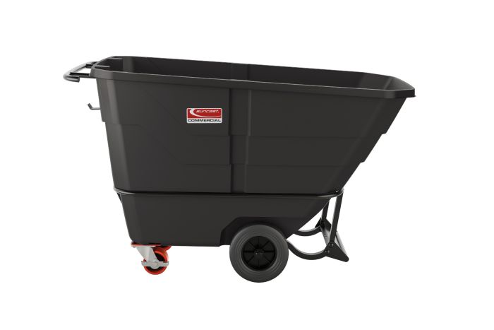 1/2 CUBIC YARD, STANDARD DUTY SUNCAST TILT TRUCK, BLACK